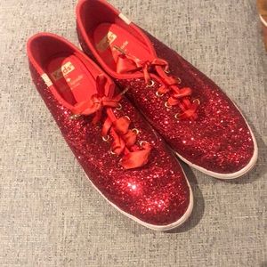 Kate spade glitter keds